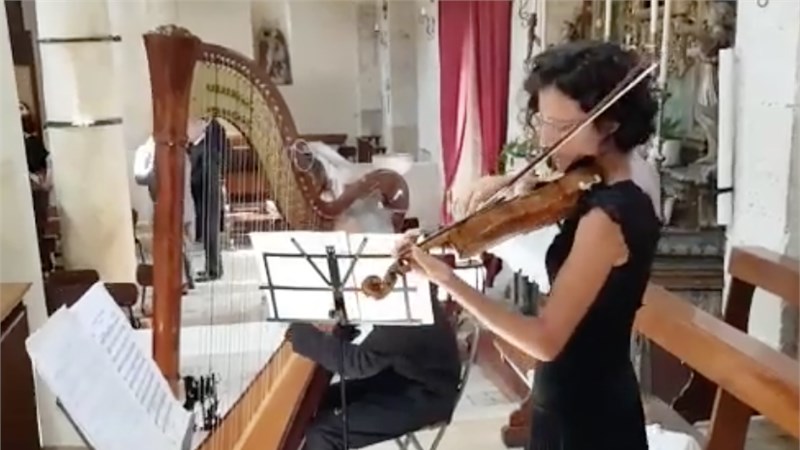 Canone - Pachelbel Arpa e Violino