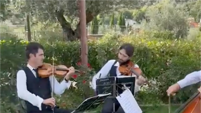 String Trio for Tuscany Wedding